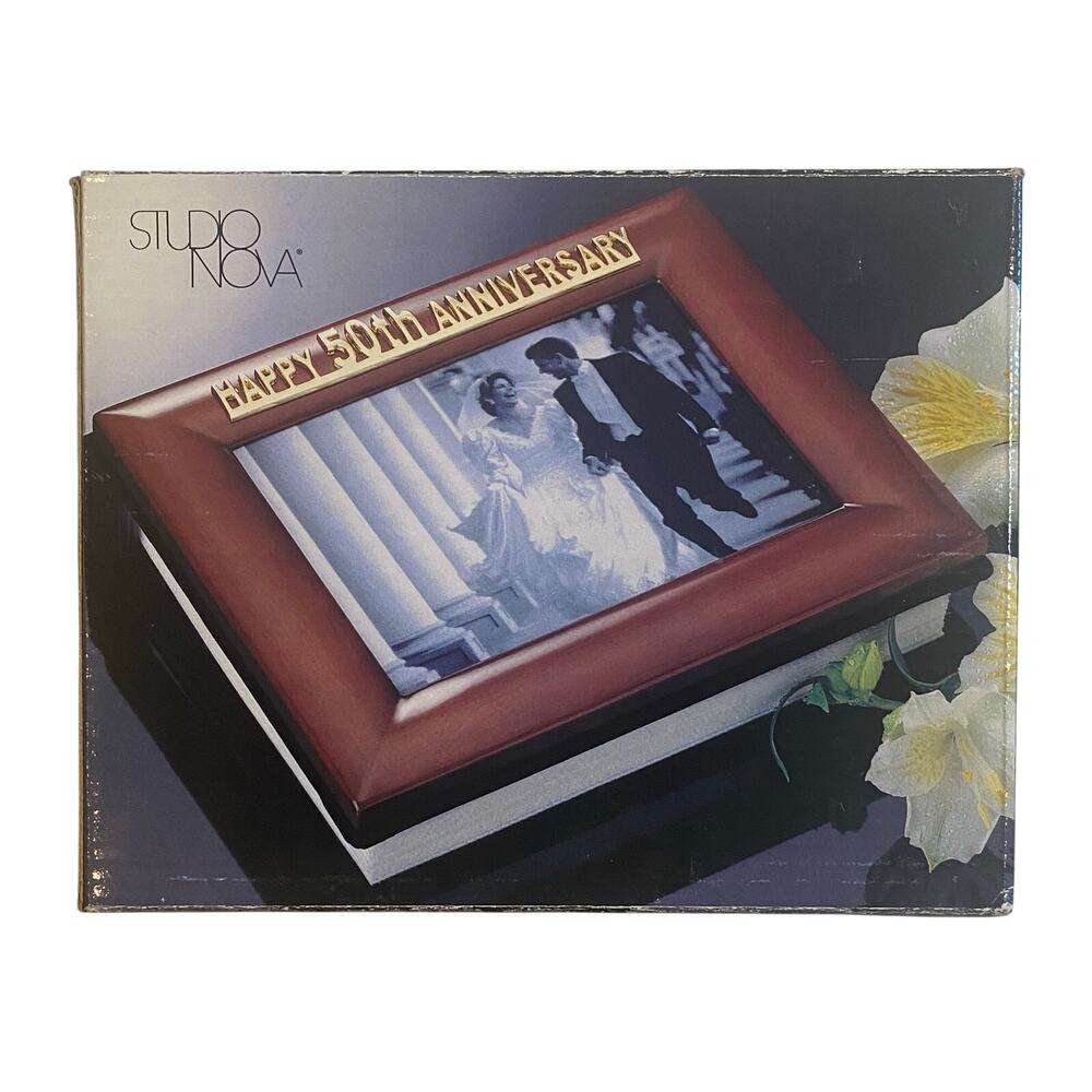 Studio Nova Happy 50th Anniversary Photo Album Photo Frame Anniversary Gift